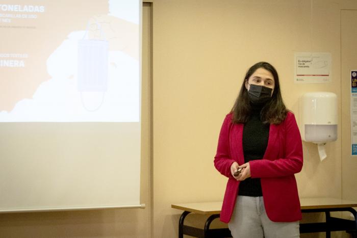 Bäloop - Carla González- Demo Day de l'Empren UPC Terrassa 2021. Presentació de projectes, 16/12/2021. Foto d'ARNAU ALCALA DURAN (arnaualcalafoto@gmail.com).