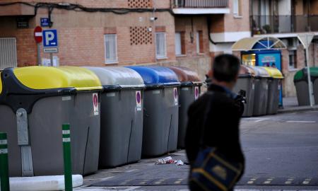 Polèmica dels contenidors a la plaça de Lluís Companys
