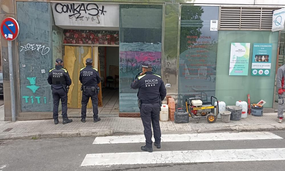 The place that had been the focus of conflicts in Terrassa was evacuated